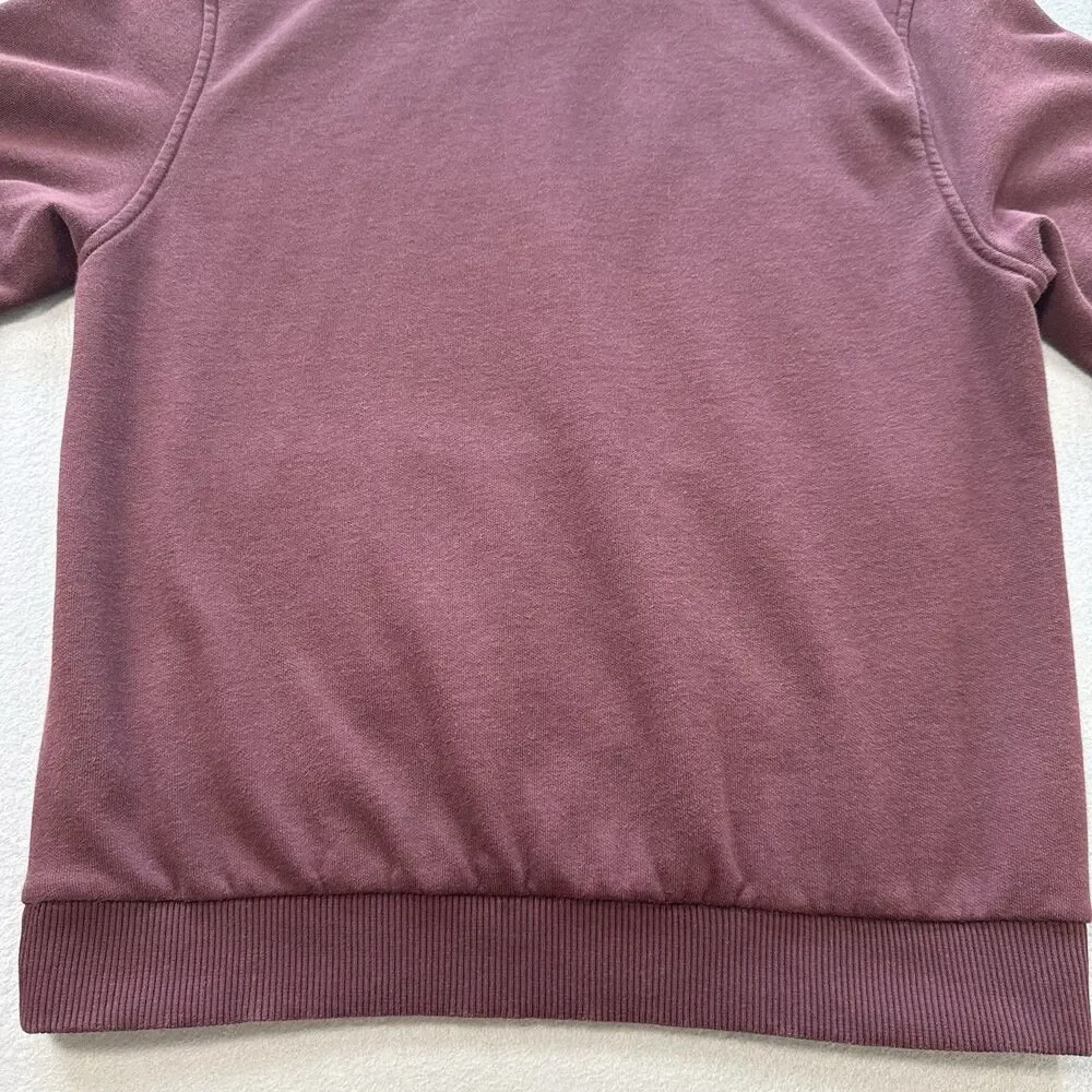 Nike Sportswear Club Fleece Pullover Hoodie Kids Large Burgundy Maroon